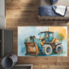 Kids and Nursery Construction Rug - Chunky Chassis Chuckle