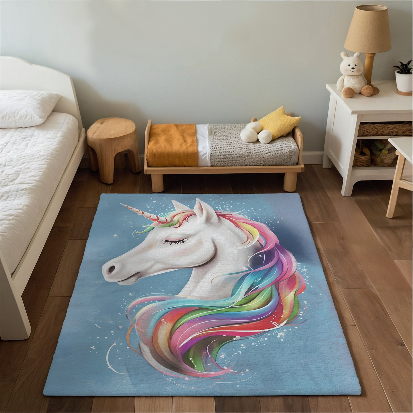 Kids and Nursery Unicorn Rug - Twinkle Unicorn