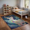 Deer Area Rug for Nursery and Kids Rooms - Dreamy Doe