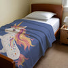 Unicorn personalized blanket for newborn and kids - Rollin' Rainbow