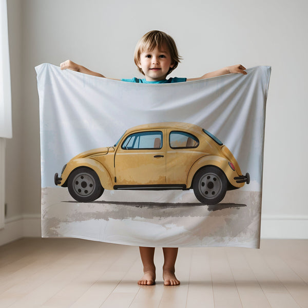 Car personalized children's blankets - Beetle Buddy