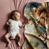 Squirrel personalized blankets for kids and babies - Squirrel Chatter