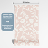 Pink Floral Peel and Stick  or Traditional Wallpaper - Blushing Petals