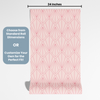 Peel and Stick or Traditional Wallpaper - Pink Diamonds
