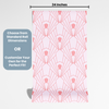 Peel and Stick or Traditional Wallpaper - Sharp Pinks