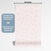 Peel & Stick or Traditional Wallpaper - Rosy Foliage