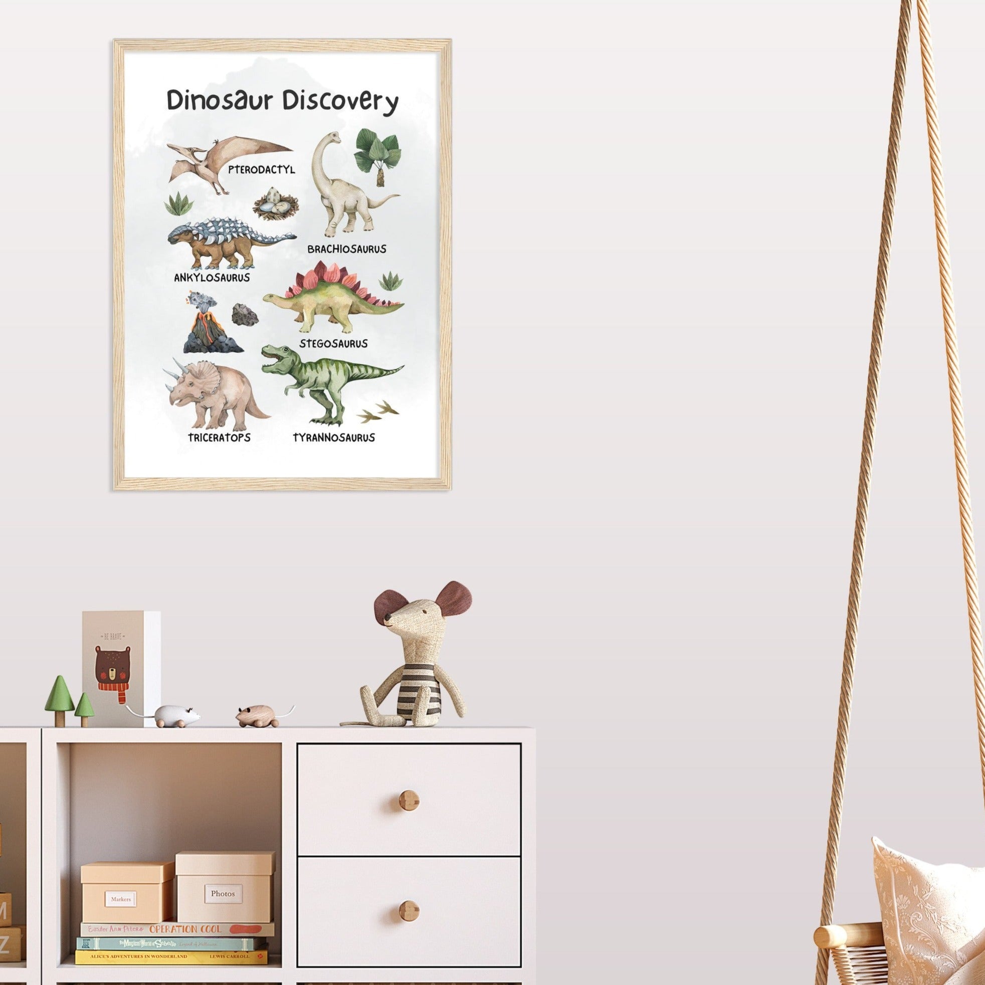 Educational Dinosaur Wall Art