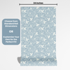 Peel and Stick or Traditional Wallpaper - Bluebelles