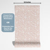 Flower Peel and Stick or Traditional Wallpaper - Petal Softness