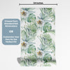 Flower Peel and Stick or Traditional Wallpaper - Emerald Eden