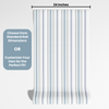 Peel and Stick or Traditional Wallpaper - Oceanic Stripes
