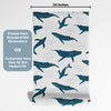 Whale Peel and Stick or Traditional Wallpaper - Marine Majesty