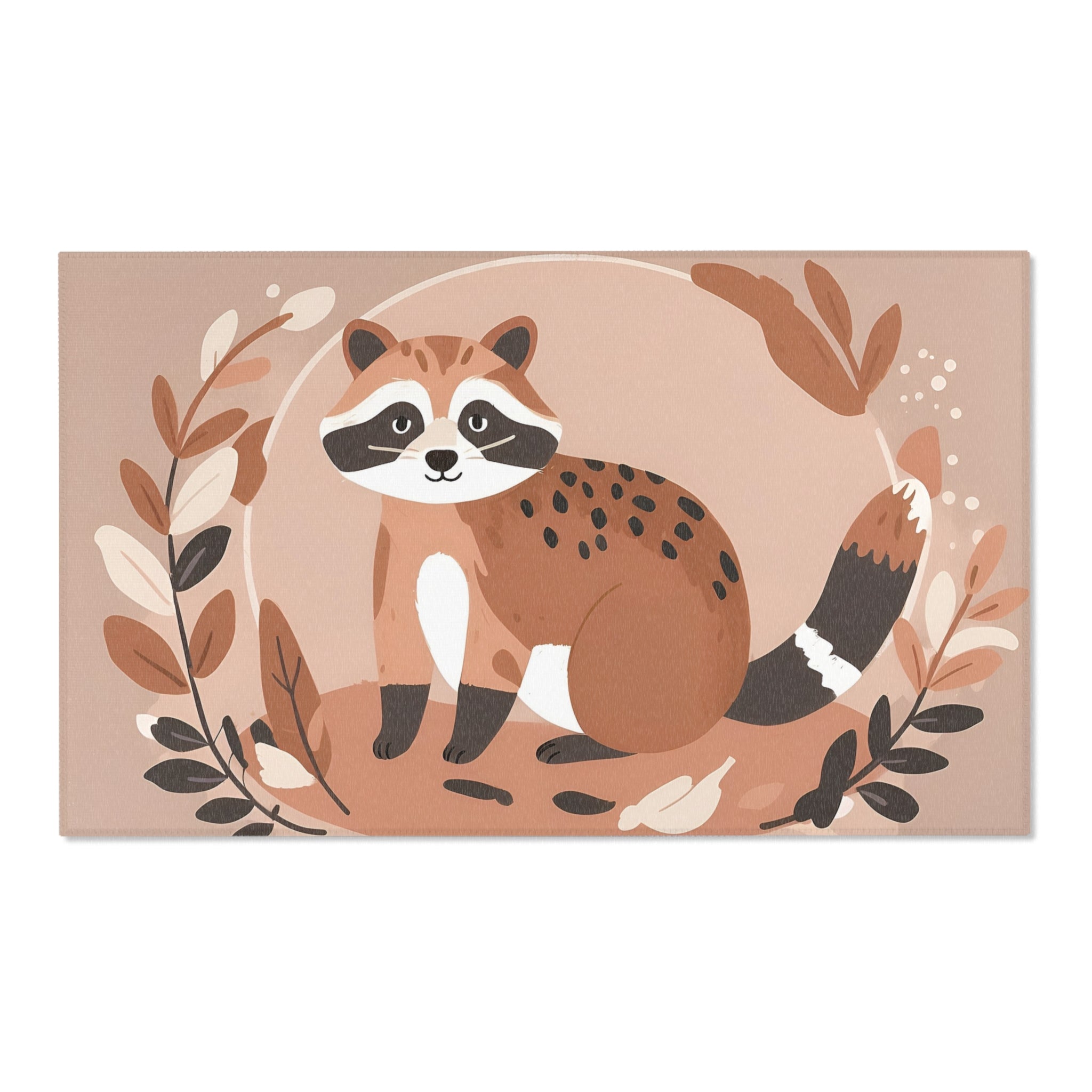 Kids and Nursery Raccoon Rug - Forest Bandit