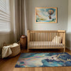 Deer Area Rug for Nursery and Kids Rooms - Dreamy Doe