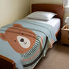 Woodland personalized blankets for kids and babies - Trendy Teddy