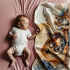 Tiger personalized blanket for newborn and kids - Tiger Tenderness