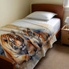 Tiger personalized blanket for newborn and kids - Tiger Tenderness