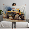 Monster Truck personalized children's blankets - Bigfoot Bounce