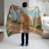 Sloth personalized blanket for newborn and kids - Relaxed Roller