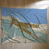 Airplane personalized children's blankets - Ace Flyer