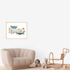 Personalized Whales Wall Art
