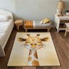 Giraffe Rug for Nursery and Kids Rooms - Giraffe Grins