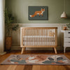 Nursery and Kids Squirrel Rug - Nutty Explorer