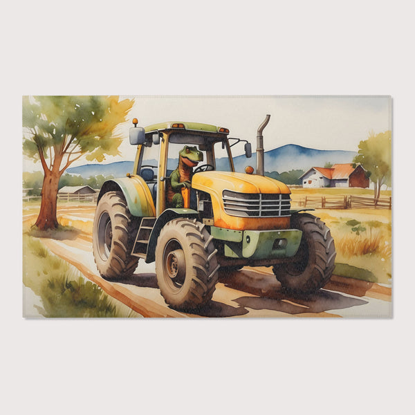 Kids and Nursery Dinosaur Area Rug - Tractorasaurus Rex