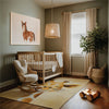 Giraffe Rug for Nursery and Kids Rooms - Giraffe Grins