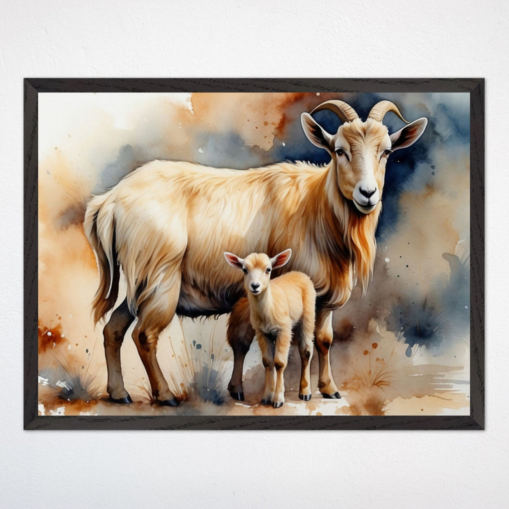 Goat Wall Art for Nursery and Kids Rooms - Bleat Buddies