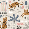 Tiger Peel and Stick or Traditional Wallpaper - Tiger Exploration