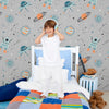 Galaxy Peel and Stick or Traditional Wallpaper - Cosmic Playtime