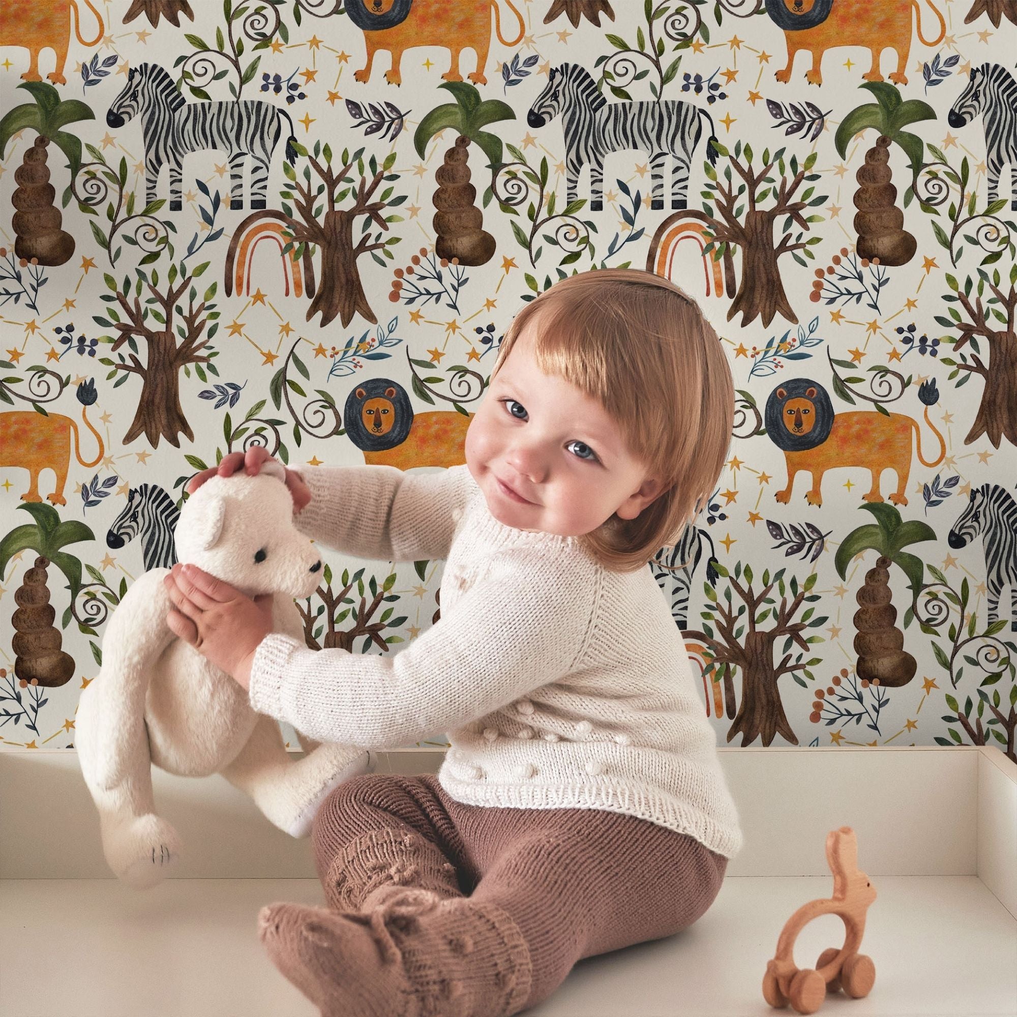 Jungle Peel and Stick or Traditional Wallpaper - Constellation Jungle