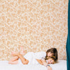 Flower Peel and Stick or Traditional Wallpaper - Creamy Petal Dance