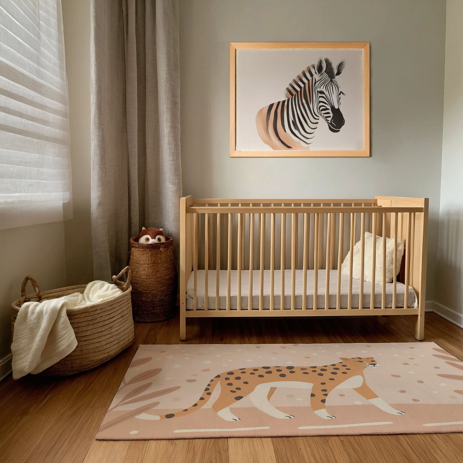 Zebra Wall Art for Nursery and Kids Rooms - Stripe Savvy