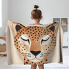 Cheetah personalized blankets for kids and babies - Dapper Dots