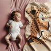 Cheetah personalized blankets for kids and babies - Dapper Dots