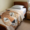 Cheetah personalized blankets for kids and babies - Dapper Dots