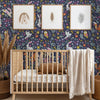 Forest Peel and Stick or Traditional Wallpaper - Enchanted Forest Frolic