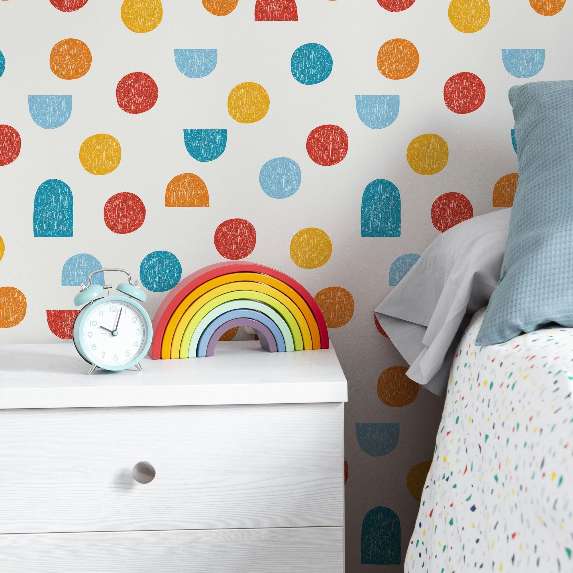 Boho Wallpaper for Nursery and Kids Rooms - Abstract Tints