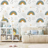 Rainbow Peel and Stick or Traditional Wallpaper - Rainbow Reverie