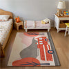 Firetruck Rug for Kids and Nursery Rooms - Frostfire Freewheeler