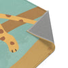 Leopard Area Rug for Nursery and Kids Rooms - Lazy Leopard Lounging