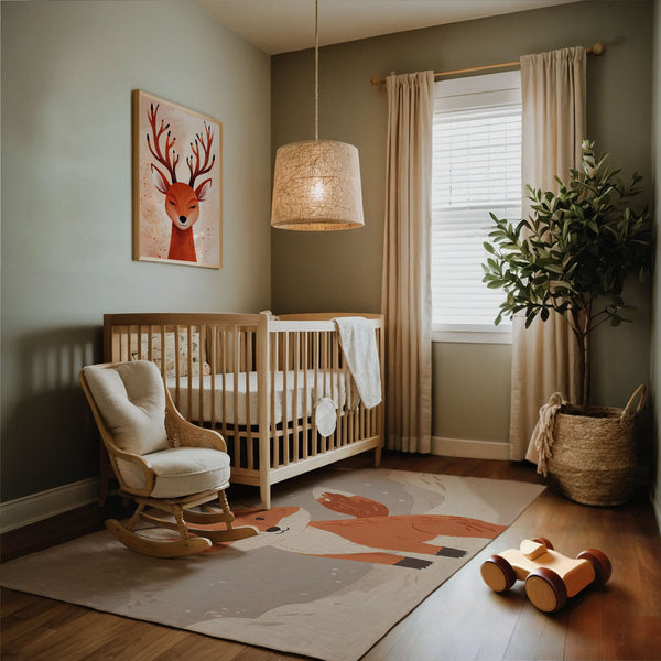 Deer Wall Art for Kids and BabyRooms - Deerly Beloved