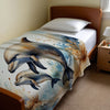 Dolphin personalized blanket for newborn and kids - Marine Magic