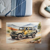 Car Area Rug for Nursery and Kids Rooms - Jungle Jeep Journey