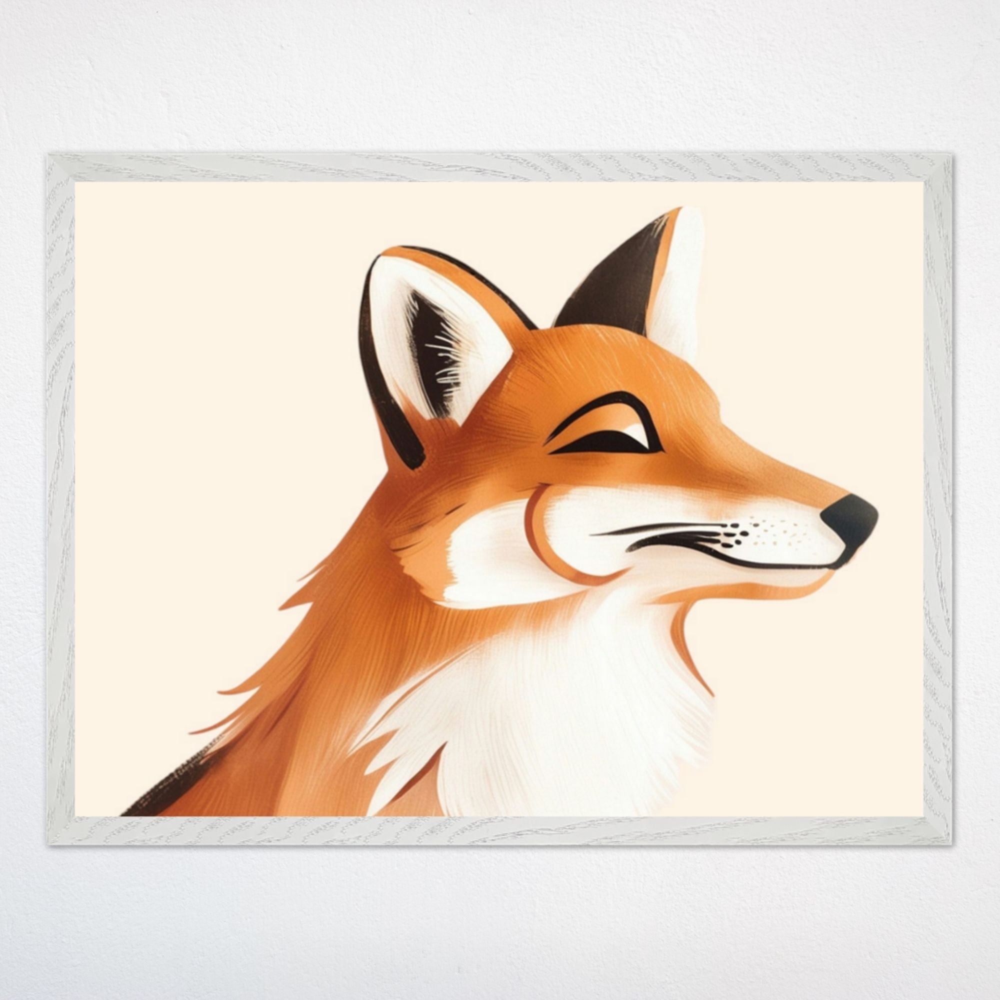 Fox Wall Decor for Nursery and Kids Rooms - Foxy Smirk