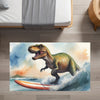 Dinosaur Rug for Kids and Nursery Rooms - Surfin' Saurus