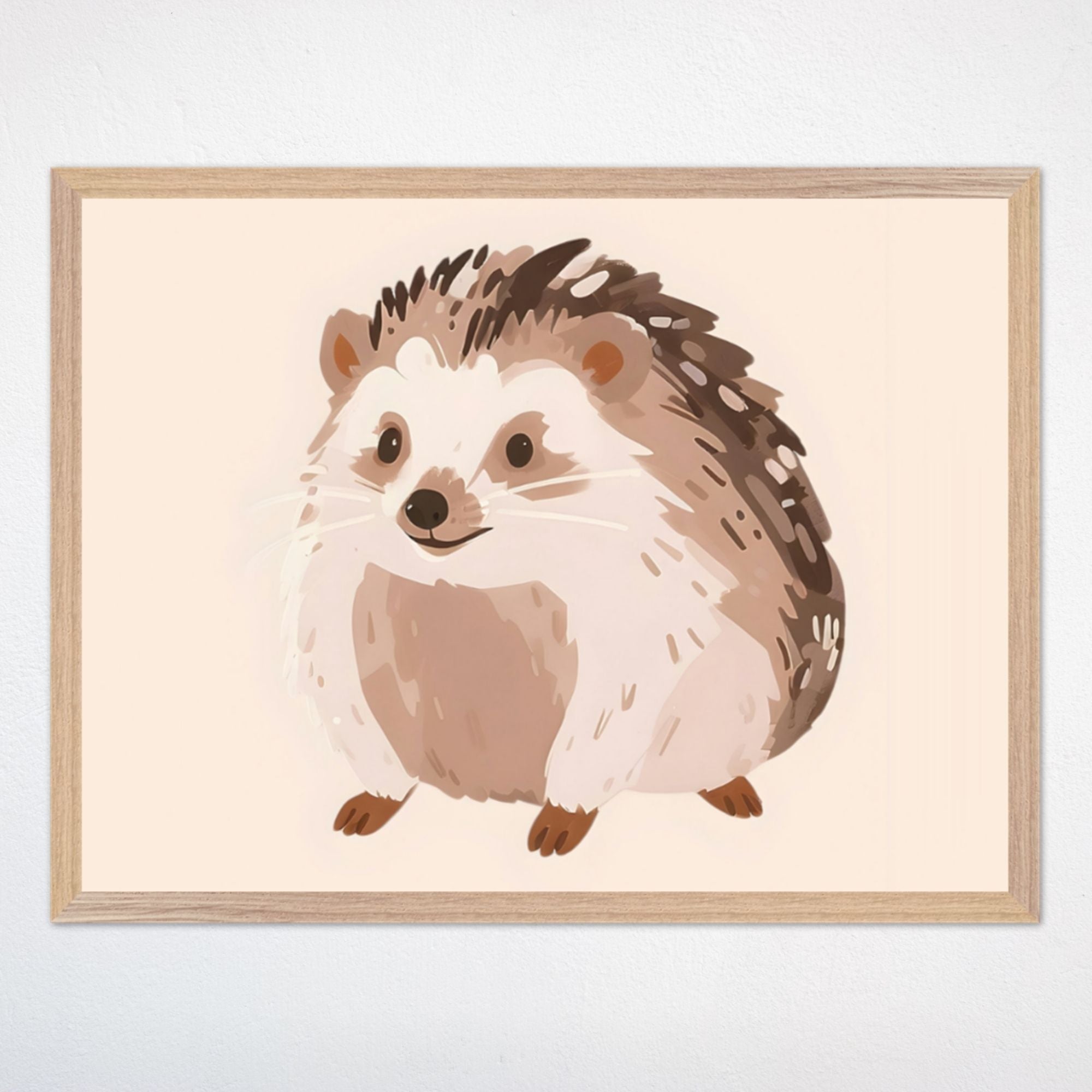 Hedgehog Wall Decor for Kids and Baby Rooms - Pint-Sized Prowler