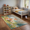 Nursery and Kids Fox Area Rug - Meadow Mischief